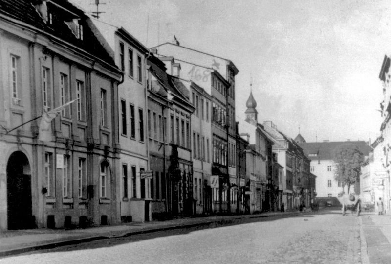 Historische Fotos von Küstrin Altstadt - Kietzer Straße, Blick zum Schloß  *7